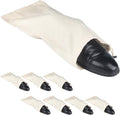 PlasMaller Shoe Storage Bags 100% Cotton with Drawstring for Men and Women for Travel Protecting and Storing Shoes