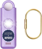 She’s Birdie 3.0 New Version – The Original Personal Safety Alarm for Women by Women–Loud Siren, Flash Light and Rechargeable Battery in a Variety of Colors (Metallic Lavender Purple)