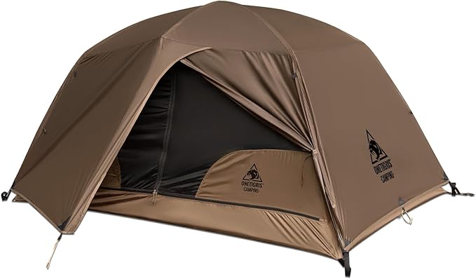 OneTigris COSMITTO 2 Person Backpacking Tent Shelter- Free Standing Lightweight Waterproof 3 Season Camping Tent for Outdoor Hiking Mountaineering