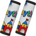 2 Pack Luggage Handle Wrap with Travel Tags - Non-Slip Protective Cover Soft Handle Grips Covers for Suitcase(Play Toy)