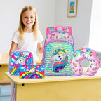 Kids Suitcase with Wheels for Girls and Boys, Rolling Carry on Luggage for Toddler Children