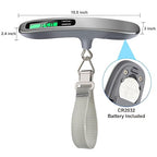 Digital Luggage Scale for Travel, 110lbs (50kg), Portable Weighing Scale for Luggage with LCD Backlit, Suitcase Scale with Luggage Tag, Hanging Baggage Scale, Accuracy 10 Grams