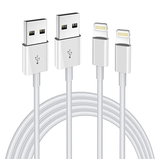 Hi-Mobiler [MFi Certified] iPhone Charger 2pack 10FT Long Lightning Cable Fast Charging High Speed Data Sync USB Cable Compatible iPhone 13/12/11 Pro Max/XS MAX/XR/XS/X/8/7/Plus/6S iPad AirPods
