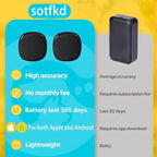2 Pack GPS Tracker for Vehicles,Car Tracker Device Hidden,Tracker Device for Vehicles,Car GPS Tracker | Android and iOS Universal | Magnetic Shell | No Monthly Fee| View Historical Tracks | Waterproof