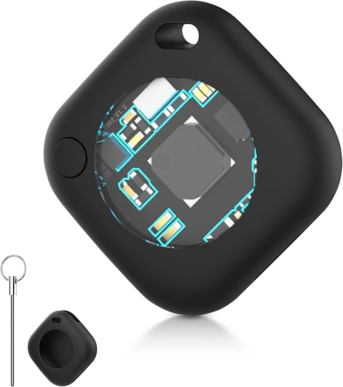 New Smart Tag Works with Find My App(iOS Only) Keys Finder and Item Locator. Ultra Slim, Lightweight