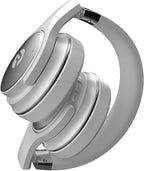 Raycon Everyday Bluetooth Headphones - Over The Ear, Active Noise Cancelling Wireless Headphones + Awareness Mode, Bluetooth Headset with Mic, 40 Hours of Battery Life (Frost White)