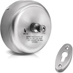 Retractable Clothesline,SUS304 Wall Mounted Clothing Line for Shower Room Bathroom Laundry (Brush Sliver)