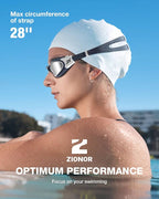 ZIONOR Swim Goggles, Upgraded G1 Polarized Swimming Goggles Anti-Fog for Adult Men Women