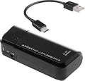 VOLT+ Portable AA Battery Travel Charger Compatible with Samsung Galaxy Book 2 PowerBank Emergency with LED Safety Light! (Takes 2 AA Batteries,USB Type-C)