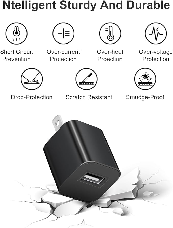Fast Charger for Apple Watch Charger, Magnetic iWatch Charger to USB A Cable 3.3FT with USB A Wall Plug Adapter for Apple iWatch Series Ultra/10/9/8/7/6/SE/5/4/3/2 (Black)