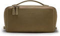 EACHY Travel Makeup Bag, Large Capacity Cosmetic Bag for Women, Waterproof PU Leather, Flat Open Portable Toiletry Bag for Skincare, Brushes & Travel Essentials