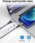 Aioneus iPhone Charger 6FT 2Pack, USB A to Lightning Cable Nylon Braided iPhone Charger Cord Fast Charging for iPhone 14 13 12 11 XS Max XR 8 7Plus SE