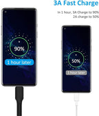 1 Foot Short USB C Cord Fast Charge 5 Pack Durable USB A to USB Type C 3A Fast Charging Cable for Charging Station Compatible with Samsung Galaxy Note 20 A20 A51 S10 S20 Plus Ultra LG Stylo K51