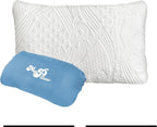 MyPillow Multi-Use Travel Pillow Compact Pillow for On-The-Go Comfort and Sleeping, Portable, Compact, Washable Pillow for Adult and Kids Neck Support [Tuscan Tan]