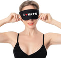 ALASKA BEAR Sleep Mask Personalized Comfort for Men and Women Total Blackout Eye Mask for Sleeping/Napping, Machine Washable (I Love Naps)