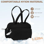 SYTRAH Gym Bag for Women, Lightweight Workout Duffle Bag with Shoe & Wet Separation for Gym, Yoga, Travel & Overnight, Stylish Sports Bag with Adjustable Shoulder Strap Black