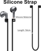 A-Focus Galaxy Buds 3 Anti-Slip Kit Replacement Ear Hooks Sport Ear Tips Non-Slip Silicone Eartips and Covers Gel Wings Ergonomic Design Strap Compatible with Samsung Galaxy Buds 3 Black