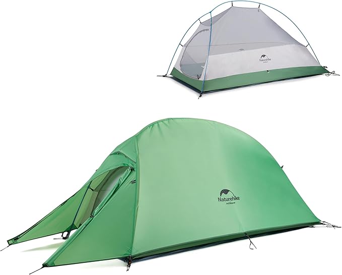 Naturehike Cloud Up Tent, Lightweight Backpacking Tents, Waterproof Ultralight Tent for Camping Hiking Backpacking