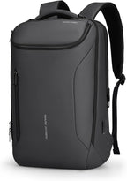 MARK RYDEN Business Backpack for Men, Waterproof High Tech Backpack with Sport Car Shape Design and USB Charging Port, Travel Laptop Backpack Fits 17.3 Inch Notebook