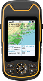 Handheld GPS for Hiking, Rugged and Waterproof Handheld GPS Navigator, 3.2" Sunlight Readable Screen, Compact Satellite Handheld GPS with USA Topo Map, Multi-GNSS Support, Extra Battery Life