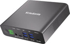 PD 100W USB-C Power Bank, 32000mAh Portable Laptop Charger [PD 3.0 100W & 65W Dual Type-C Ports + QC 3.0 Four Ports] for MacBook, Dell, HP, iPhone, Samsung, Switch and More