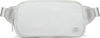 Pander Mini Belt Bag – Ultra Compact, Fits 6.7” Phone, Lipstick, Earbuds, Essentials, Small Crossbody Waist Purse, Pale Grey