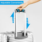 Cosmos 5 Pcs Neoprene Luggage Handle Wrap Soft Grip Handle Cover Luggage Identifier with Hollow Design for Push-Button Handle Trolley Handle and Travel Suitcase Trolley Case