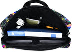 Magic Mushrooms Laptop Bag 15.6 inch, Waterproof Laptop Case with Strap, Protective Laptop Carrying Case for Women & Men