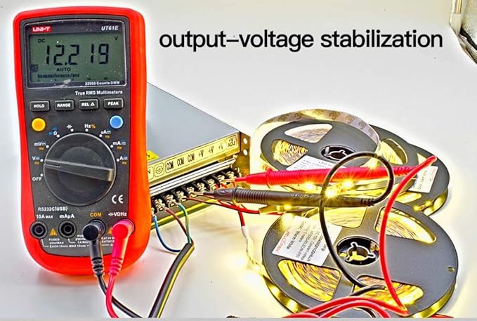 30A 360W 12V DC Power Supply, Universal Regulated Switching AC 110V/220V to DC Converter (SMPS) Transformer Driver Adapter for LED Strip Lights, CCTV Camera System, 3D Printer, Radio, Computer Project