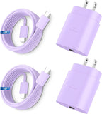 Super Fast Charger Type C, 25W USB C Wall Charger Fast Charging for Samsung Galaxy S26 Ultra/S26/S26+/S25 Ultra/S25/24 Ultra/S24/S23 Ultra/S22 Ultra with 10FT Long Android Type C Charger Cable 2Pack
