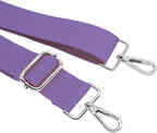 S&loyoe Thickened Solid Color Purse Straps Replacement Crossbody Bag Strap Adjustable Wide Guitar Straps for Handbags 1.5inch
