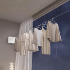 Retractable Clothesline Indoor Outdoor, 16.7 Ft Heavy Duty Wall Mount Automatic Retracting Clothes Lines for Laundry Room, Bathroom & Travel Rv