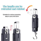 Luggage Weight Scale, 2pcs Hanging Scale Digital Electronic Fishing Hook 50kg with Backlit Display and Tape Measure,for Travel