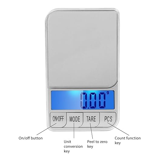 Estink Digital Pocket Scale 100g 0.01g High Accuracy Mini Portable Gram Scale with LED Display, for Jewelry Food