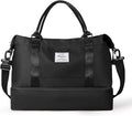 HYC00 Travel Duffel Bag,Carry-on Overnight Weekender Bags for Women,Sports Tote Gym Bag with Wet Pocket