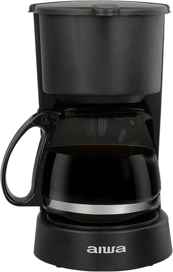 Aiwa 22 fl. oz. Compact Coffee Maker with Reusable Filter and Indicator Light