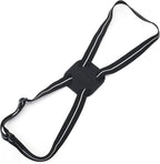 Luggage Straps Bag Bungees for Add a Bag Easy to Travel Suitcase Elastic Strap Belt (Black-R, M)