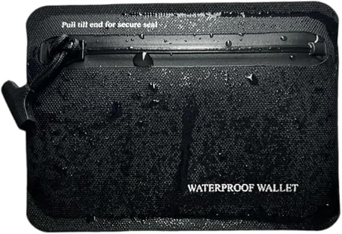 Heavy Duty Airtight Wallet Submersible Waterproof Wallet Protection for Keys, Cards