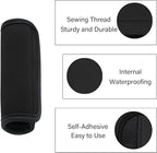2 Pack Luggage Handle Wraps for Luggage Suitcase Travel Bags (Black)