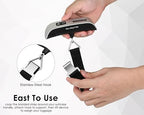 Luggage Weight Scale Portable Digital Suitcase Scale for Travel Handheld Scale with Temperature Sensor, 110 lb/50 kg, Battery Included