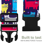 Luggage Straps for Suitcases TSA Approved Easy Pack Organized Suitcase Strap, Luggage Strap, Luggage Belt Strap, Bag Straps for Luggage. Buckle Straps Travel Accessories (Cat)