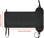 Airplane Foot Hammock Plane Footrest Support Travel Essentials for Car Office Home, Black