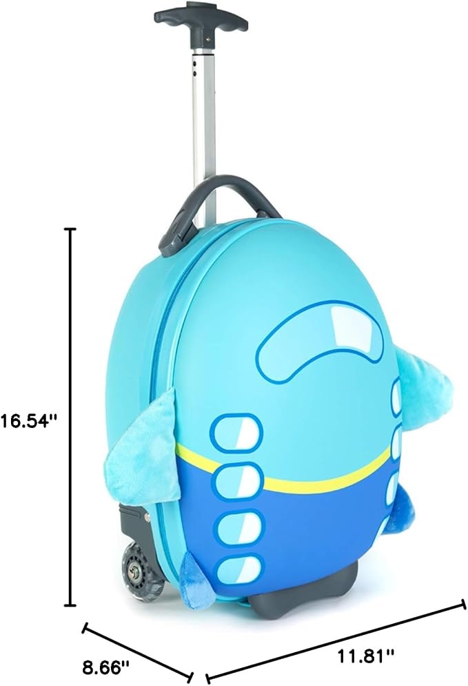 boppi - Children's Suitcase - Tiny Trekker Children's Trolley Suitcase - Boys & Girls Suitcase - Suitable as Cabin Luggage - 17 L