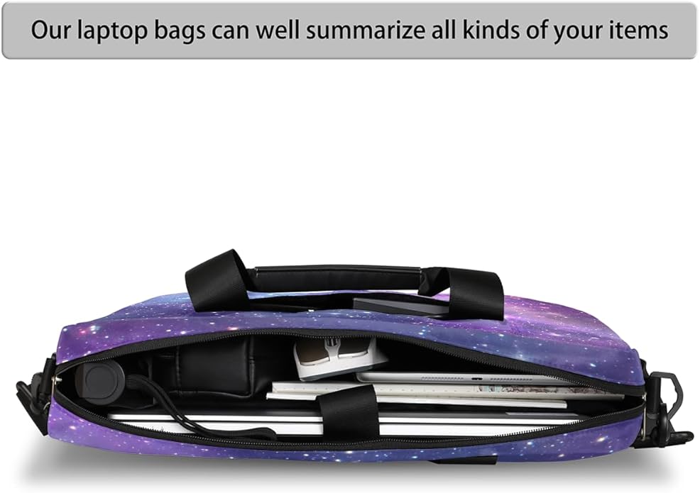 Cute Laptop Shoulder Bag for Women Men, Computer Laptop Bag Laptop Sleeve Case Laptop Satchel Briefcase Carrying Bag QA-1