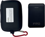 FIVO Portable Charger 5000mAh 5V 2A Power Bank with USB Cable, Carrying case and Hook for Mobile Phone, iPhone, iPad, Samsung Galaxy and More (1 Pack)