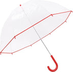 Capelli New York Adult Umbrella, Clear Umbrella for Rainy Days, Travel Essentials, Must-Have College Dorm Essentials