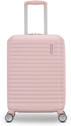American Tourister Stratum 3.0 Carry-On Spinner, Airline Approved, Durable Hardside Luggage, Expands 1.5", RightHeight™ Adjustable Handle, Pink Blush