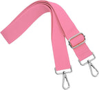 S&loyoe Thickened Solid Color Purse Straps Replacement Crossbody Bag Strap Adjustable Wide Guitar Straps for Handbags 1.5inch
