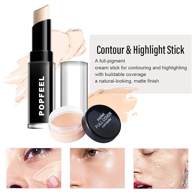 FantasyDay All-in-one Makeup Set Holiday Gift | Full Makeup Kit for Women Essential Starter Bundle Include Eyeshadow Palette Lipstick Blush Cream Concealer Face Powder Eyeliner Mascara Lipgloss Brush