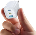 JOYROOM iPhone Charger Fast Charging, 3 Port 30W GaN USB C Charger Block, Portable Compact Type C Charging Block with Foldable Plug for iPhone17/16/15/14/13/12 Series, iPad, Galaxy and More